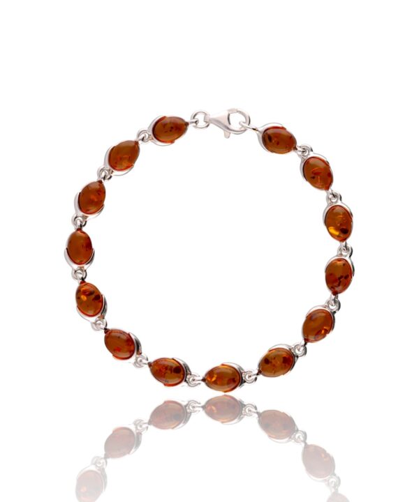 Bransoletka koniakowe małe owale